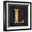 Gold Alphabet L-N. Harbick-Framed Art Print