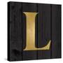 Gold Alphabet L-N. Harbick-Stretched Canvas