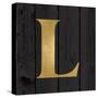 Gold Alphabet L-N. Harbick-Stretched Canvas