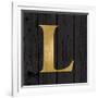 Gold Alphabet L-N. Harbick-Framed Art Print