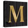 Gold Alphabet M-N. Harbick-Stretched Canvas