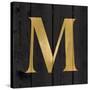 Gold Alphabet M-N. Harbick-Stretched Canvas