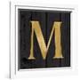 Gold Alphabet M-N. Harbick-Framed Art Print