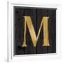 Gold Alphabet M-N. Harbick-Framed Art Print