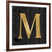 Gold Alphabet M-N. Harbick-Framed Art Print