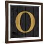 Gold Alphabet O-N. Harbick-Framed Art Print