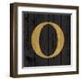 Gold Alphabet O-N. Harbick-Framed Art Print