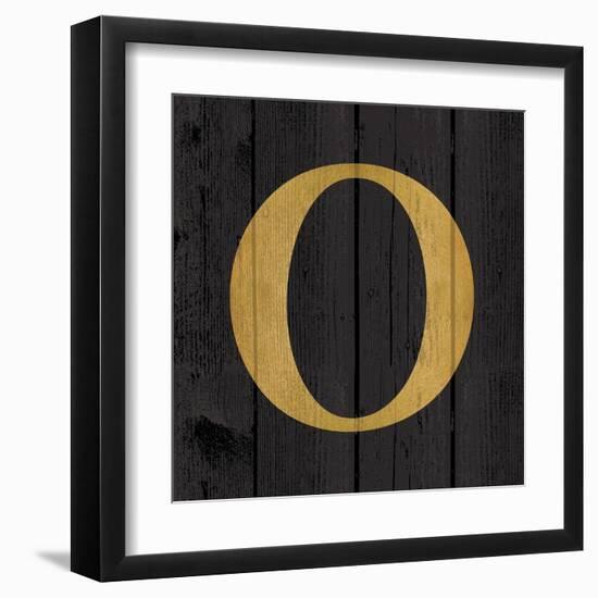 Gold Alphabet O-N. Harbick-Framed Art Print