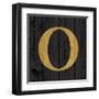 Gold Alphabet O-N. Harbick-Framed Art Print