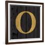 Gold Alphabet O-N. Harbick-Framed Art Print