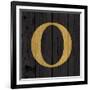 Gold Alphabet O-N. Harbick-Framed Art Print