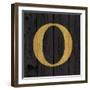 Gold Alphabet O-N. Harbick-Framed Art Print