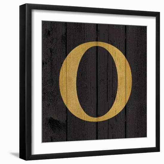 Gold Alphabet O-N. Harbick-Framed Art Print