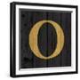 Gold Alphabet O-N. Harbick-Framed Art Print