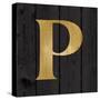 Gold Alphabet P-N. Harbick-Stretched Canvas