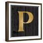 Gold Alphabet P-N. Harbick-Framed Art Print