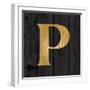 Gold Alphabet P-N. Harbick-Framed Art Print