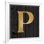 Gold Alphabet P-N. Harbick-Framed Art Print