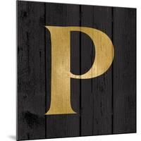 Gold Alphabet P-N. Harbick-Mounted Art Print