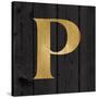 Gold Alphabet P-N. Harbick-Stretched Canvas