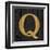 Gold Alphabet Q-N. Harbick-Framed Art Print