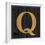 Gold Alphabet Q-N. Harbick-Framed Art Print