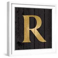 Gold Alphabet R-N. Harbick-Framed Art Print