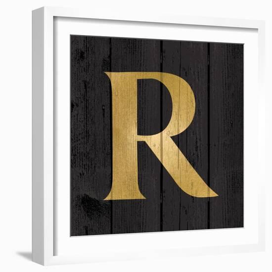 Gold Alphabet R-N. Harbick-Framed Art Print