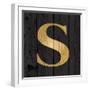 Gold Alphabet S-N. Harbick-Framed Art Print