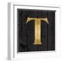 Gold Alphabet T-N. Harbick-Framed Art Print