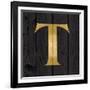 Gold Alphabet T-N. Harbick-Framed Art Print