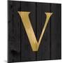 Gold Alphabet V-N. Harbick-Mounted Premium Giclee Print