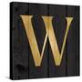 Gold Alphabet W-N. Harbick-Stretched Canvas