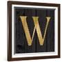 Gold Alphabet W-N. Harbick-Framed Art Print