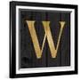 Gold Alphabet W-N. Harbick-Framed Art Print