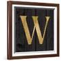 Gold Alphabet W-N. Harbick-Framed Art Print