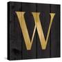 Gold Alphabet W-N. Harbick-Stretched Canvas