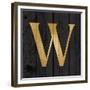 Gold Alphabet W-N. Harbick-Framed Premium Giclee Print