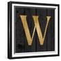 Gold Alphabet W-N. Harbick-Framed Premium Giclee Print