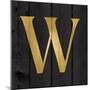 Gold Alphabet W-N. Harbick-Mounted Premium Giclee Print