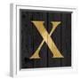 Gold Alphabet X-N. Harbick-Framed Art Print