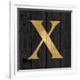 Gold Alphabet X-N. Harbick-Framed Art Print