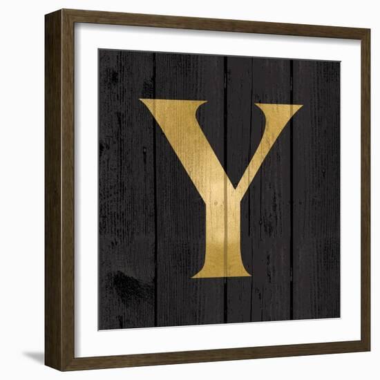 Gold Alphabet Y-N. Harbick-Framed Art Print