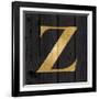 Gold Alphabet Z-N. Harbick-Framed Art Print