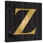 Gold Alphabet Z-N. Harbick-Stretched Canvas