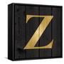 Gold Alphabet Z-N. Harbick-Framed Stretched Canvas