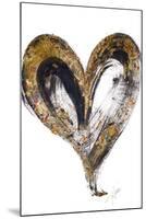 Gold and Black Heart-Gina Ritter-Mounted Art Print