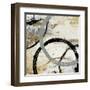 Gold and Black Rings II-Tom Reeves-Framed Art Print