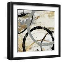 Gold and Black Rings II-Tom Reeves-Framed Art Print