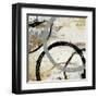 Gold and Black Rings II-Tom Reeves-Framed Art Print